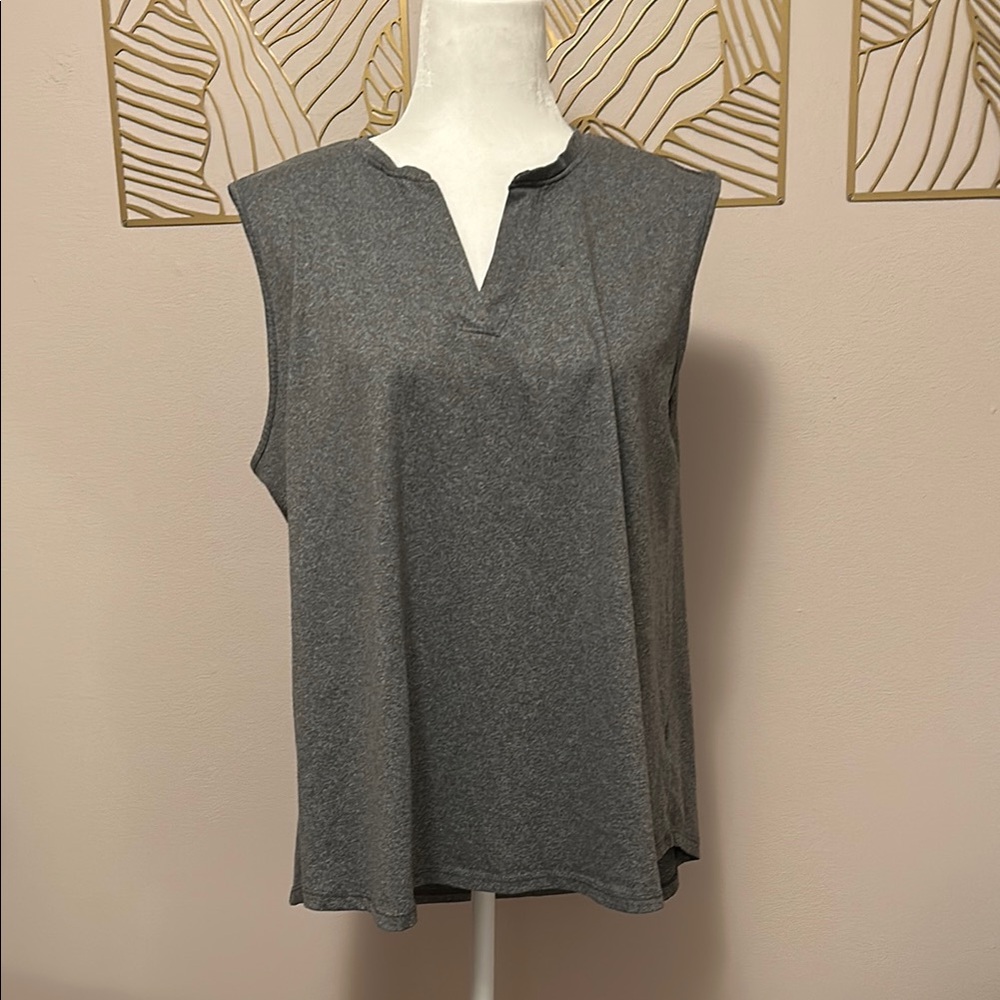 Sleeveless Gray Women's Top